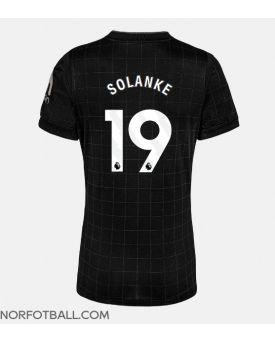 Billige Fotballdrakt Tottenham Hotspur Dominic Solanke #19 Replika Bortedrakt Dame 2025-26 Kortermet